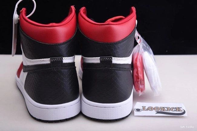 1st Kicks Air Jordan High WMNS OG Snake 1 Satin CD0461-601 0804